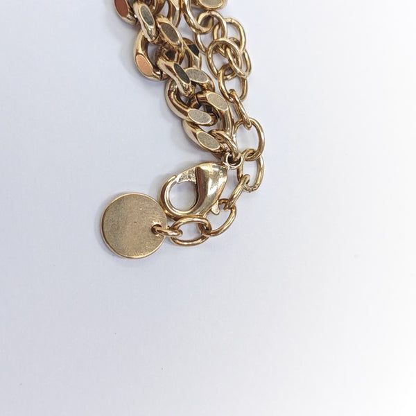 Petit CD Metal Gold Necklace