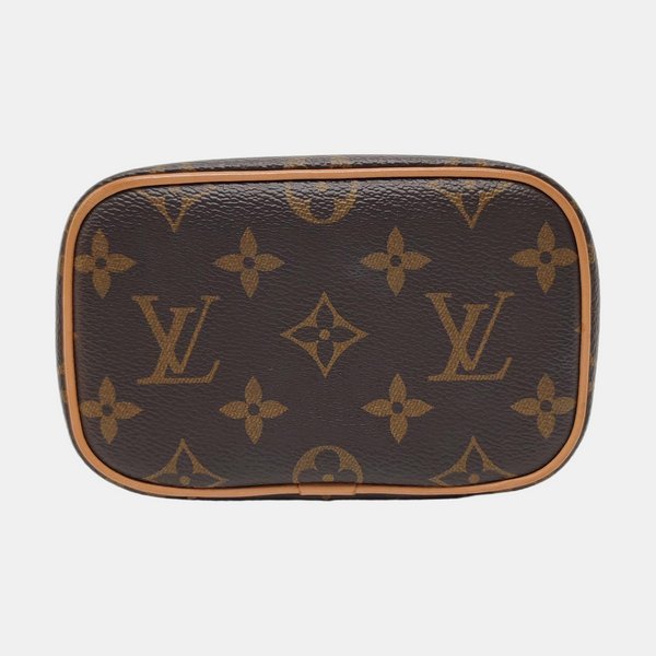 NICE Super Mini Monogram Coated Canvas Brown