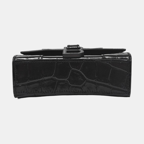 Hourglass Mini Calfskin Black