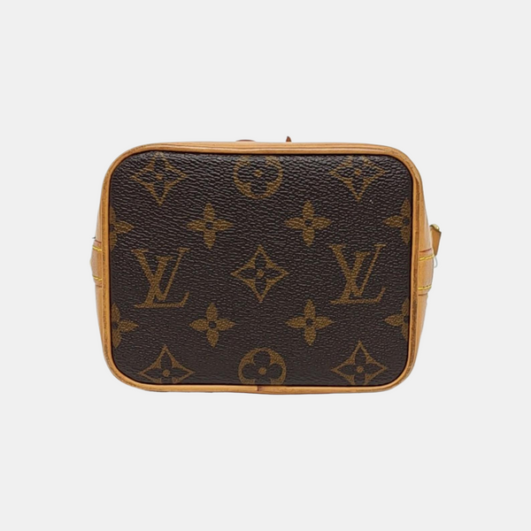 NOÉ Nano Monogram Coated Canvas Brown
