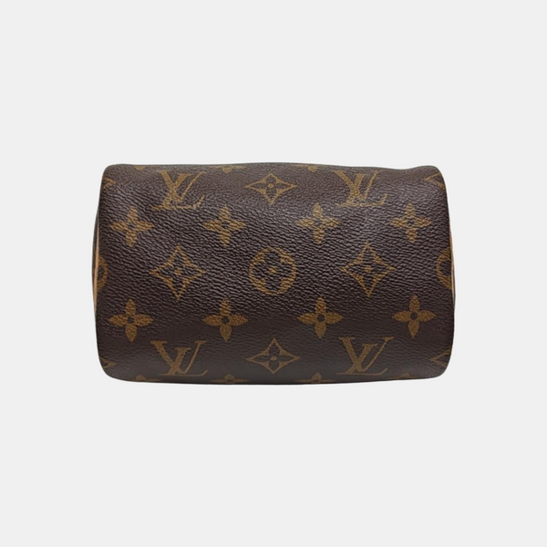 SPEEDY Nano Monogram Coated Canvas Brown