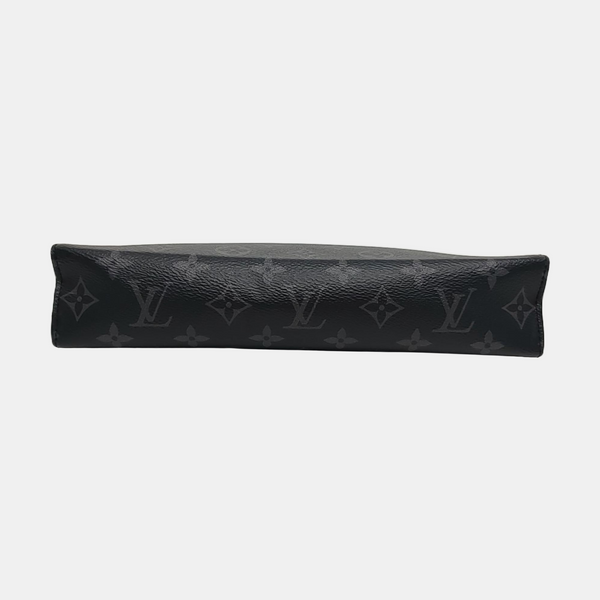 Pochette Voyag MM Monogram Coated Canvas Black