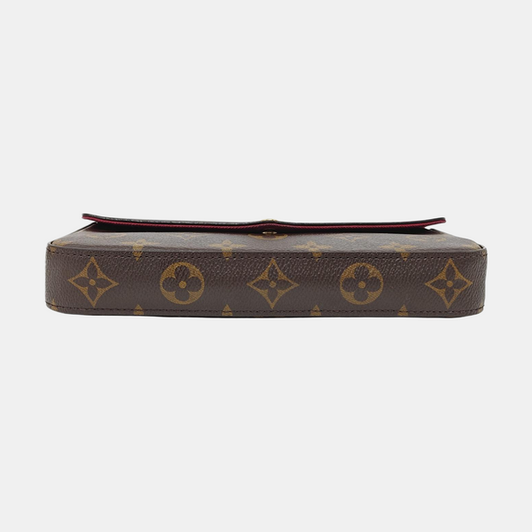 FÉLICIE Monogram Coated Canvas Brown