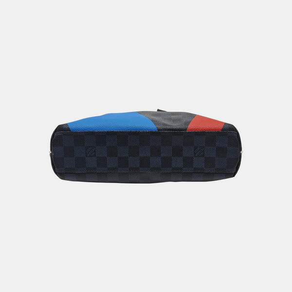 MICK PM Damier Coated Canvas Blue