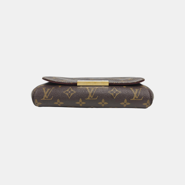 FAVORITE PM Monogram Coated Canvas Brown