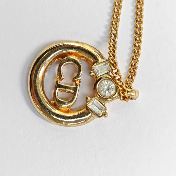 Petit CD Metal Gold Necklace