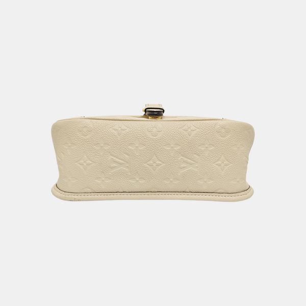 DIANE Monogram Calfskin Beige