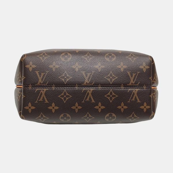 TURENNE Monogram Coated Canvas Brown