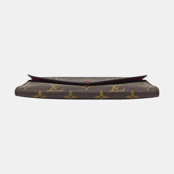 JOSÉPHINE Monogram Coated Canvas Brown Wallet