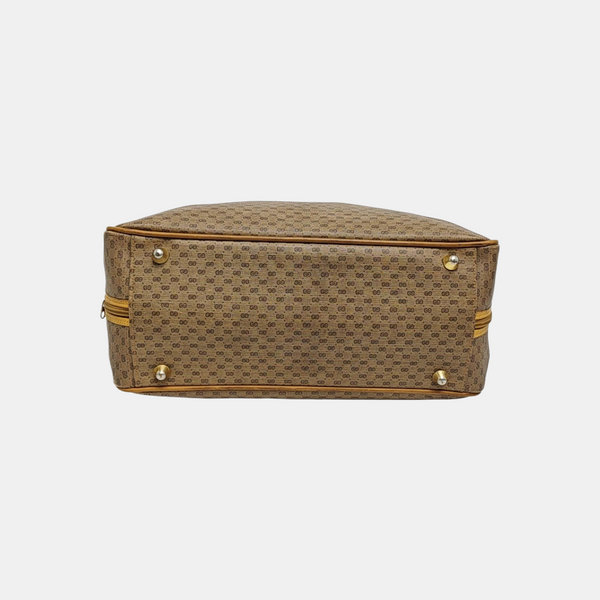 Monogram Coated Canvas Shoulder Bag Brown