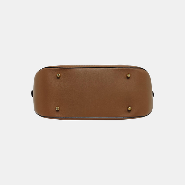 Calfskin Shoulder Bag Brown