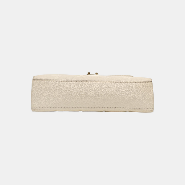 NANO MADELEINE Nano Monogram Calfskin Beige