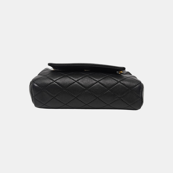 NOLITA Mini Quilted Lambskin Black