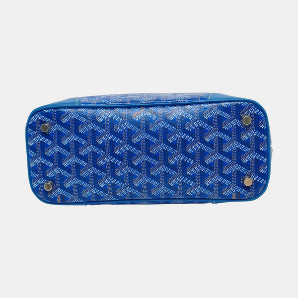 Coated Canvas Mini Blue