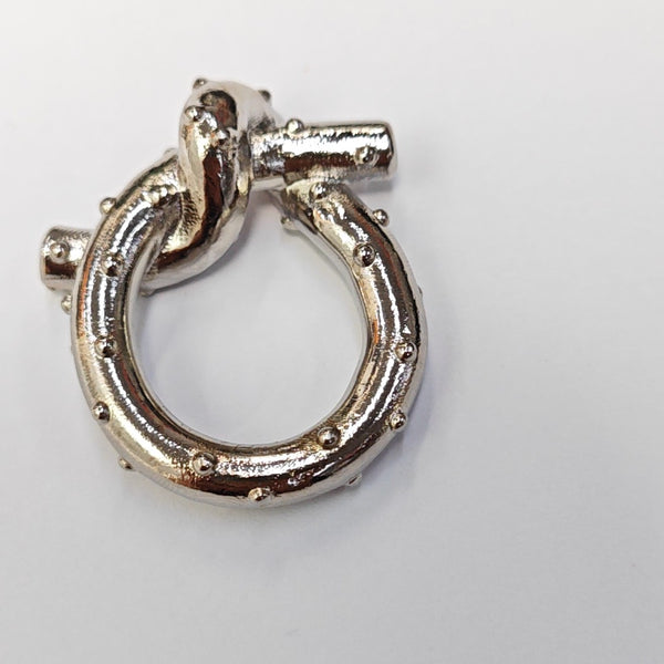 Metal Silver Ring EU 60