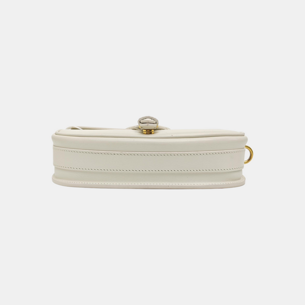 Bobby Medium Calfskin White