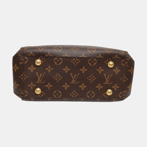MONTAIGNE BB Monogram Coated Canvas Brown