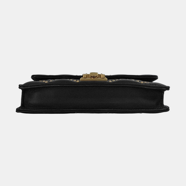 Dioraddict Cannage Calfskin Black