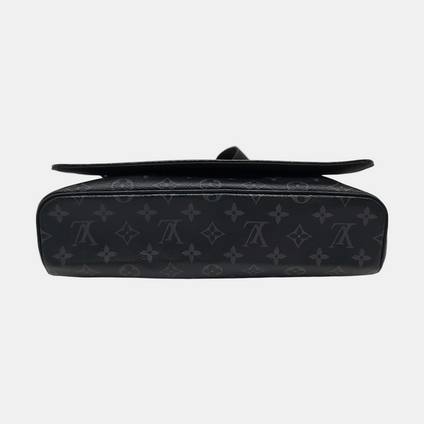 DISTRICT MM Damier Graphite Coated Canvas Black
