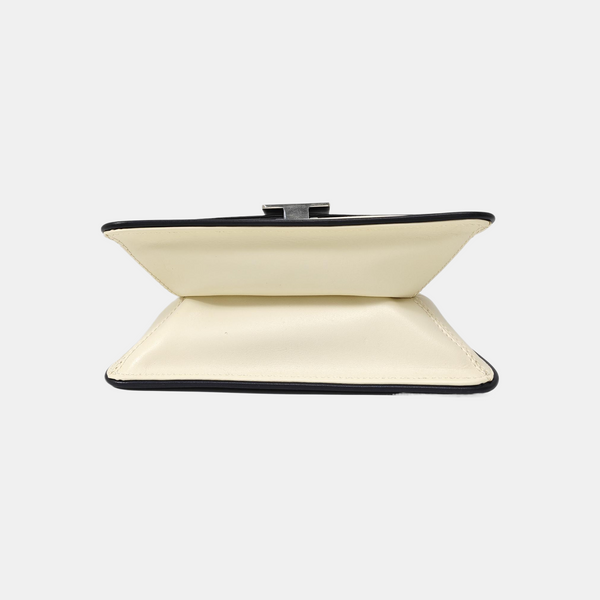 Calfskin Top Handle Bag Multicolor
