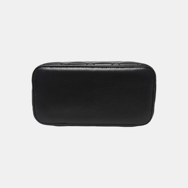 VANITY CASE Small Quilted Lambskin Black