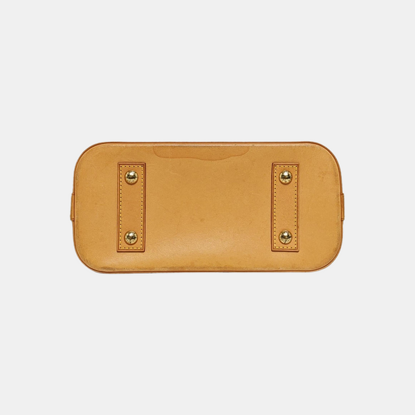 ALMA BB Monogram Coated Canvas Brown