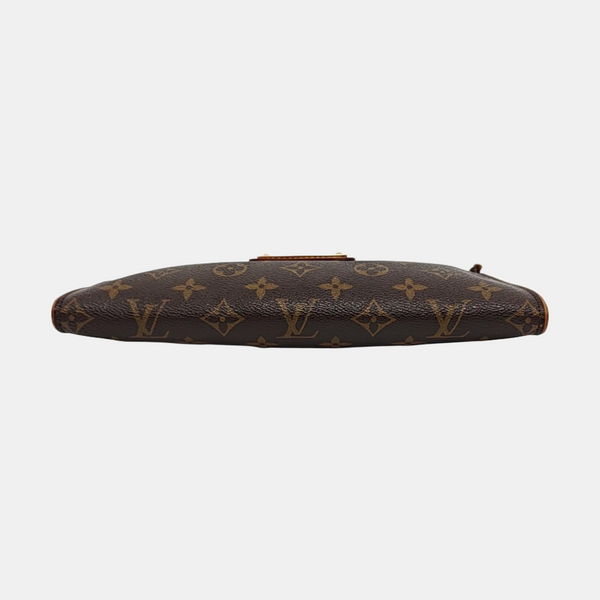 EVA Damier Ebene Coated Canvas Brown