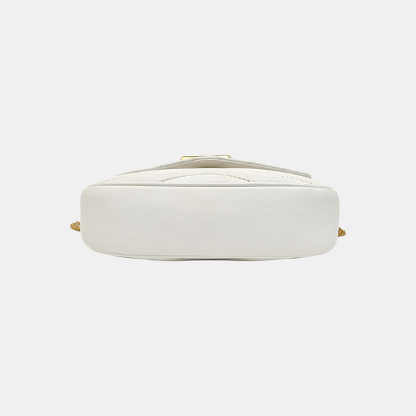 NEW WAVE Quilted Calfskin White