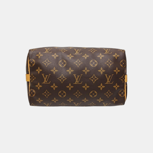 SPEEDY 25 Monogram Coated Canvas Brown