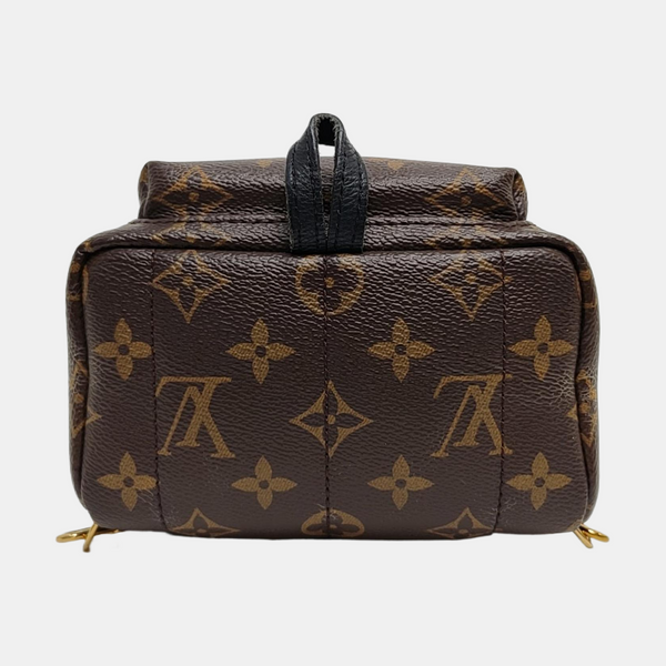 PALM SPRINGS Mini Monogram Coated Canvas Brown