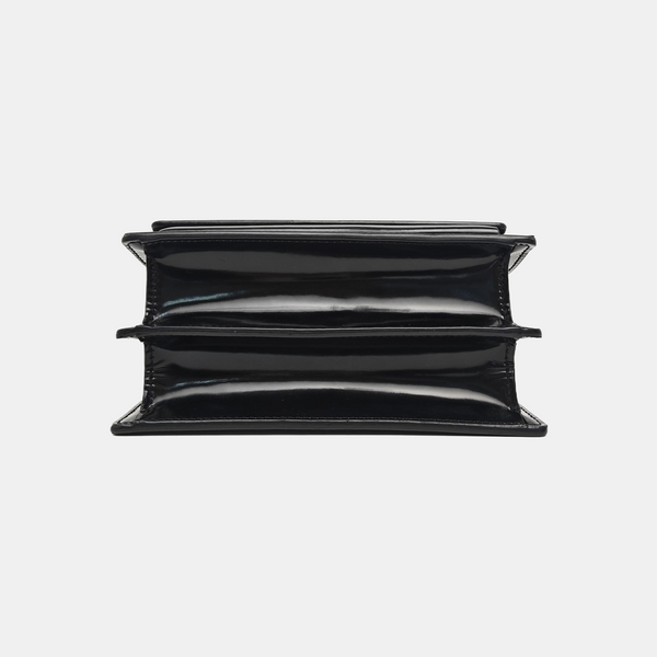 SUNSET Small Patent Leather Black