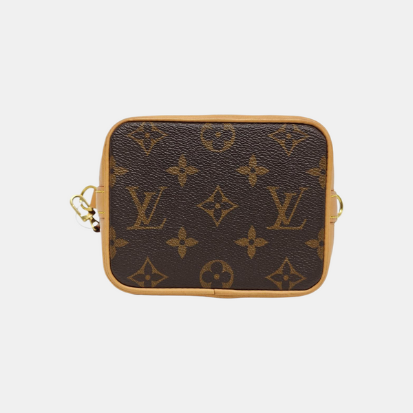 NOÉ Nano Monogram Coated Canvas Brown
