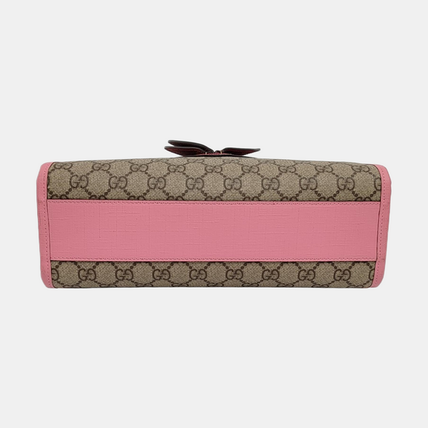 Children’s GG Bucket Monogram Coated Canvas Beige