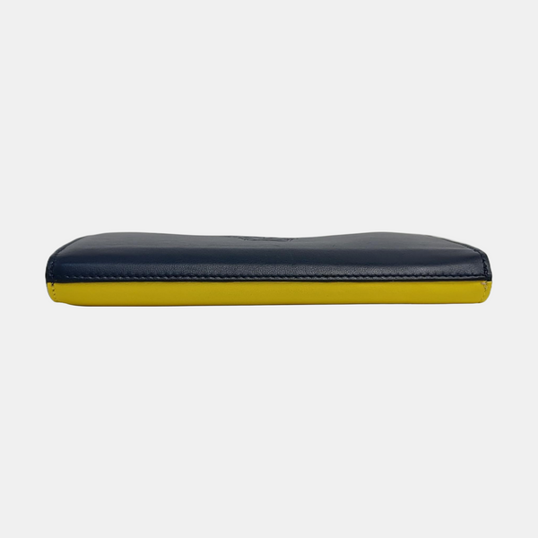Calfskin Wallet Blue