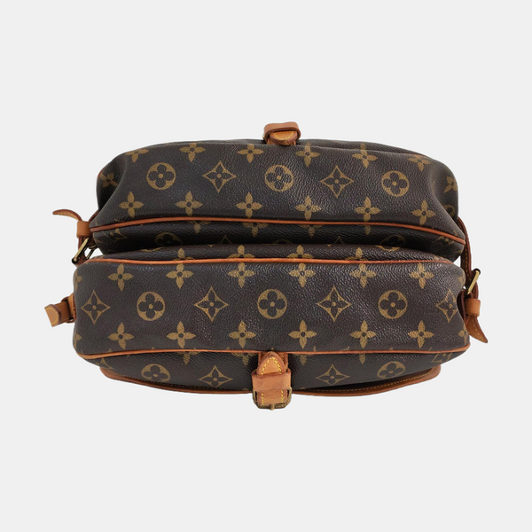 SAUMUR Monogram Coated Canvas Brown