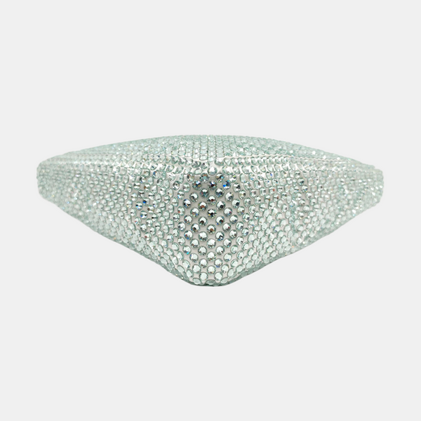 Satin Shoulder Bag Green