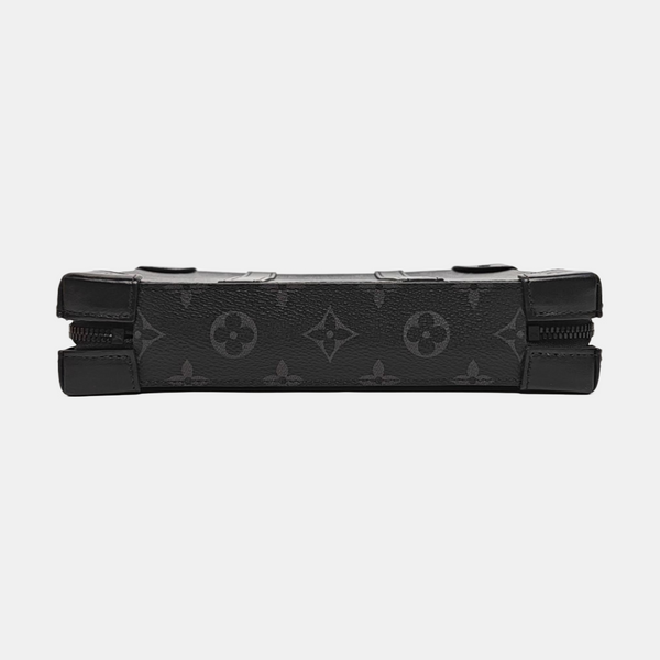 WALLET TRUNK Monogram Coated Canvas Gray