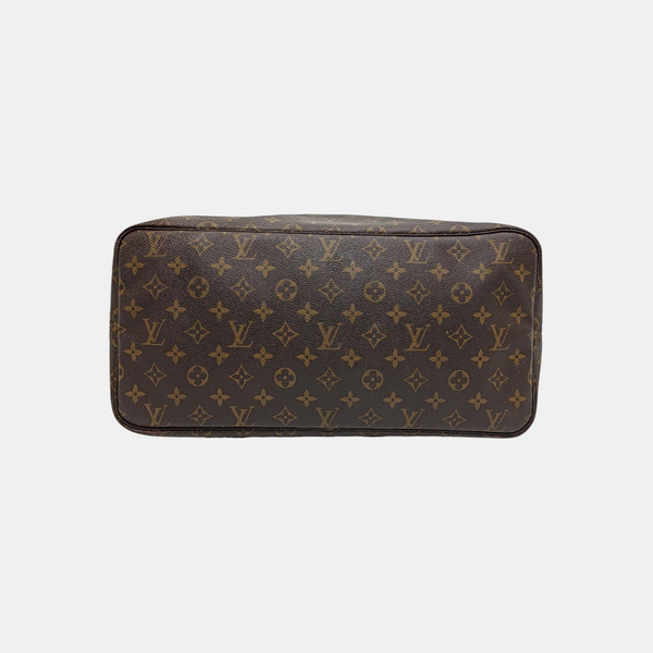 NEVERFULL GM Monogram Coated Canvas Brown