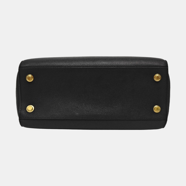 CITY STEAMER MM Calfskin Black