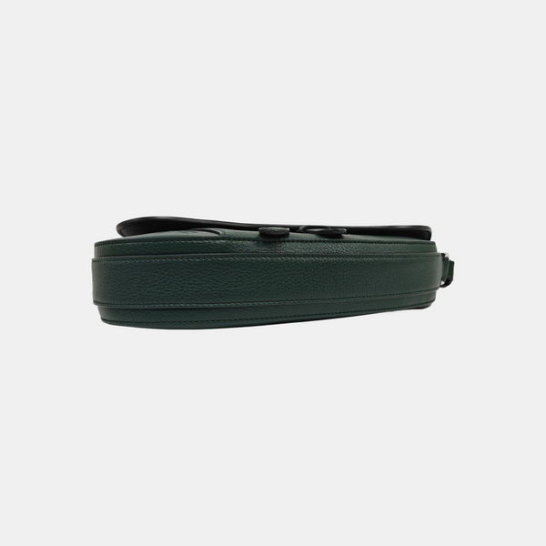 Saddle Medium Calfskin Green