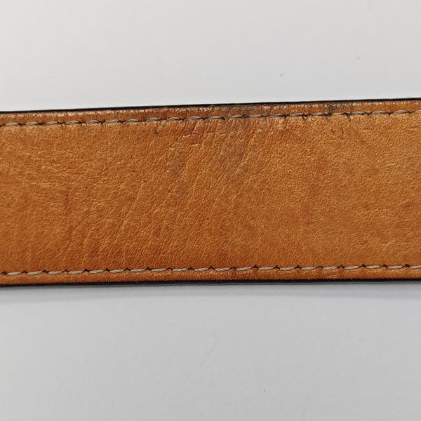Leather Belt Red