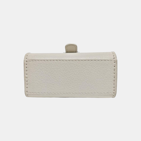 Brillant Leather White Coin Purse