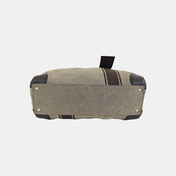 Canvas Shoulder Bag Gray