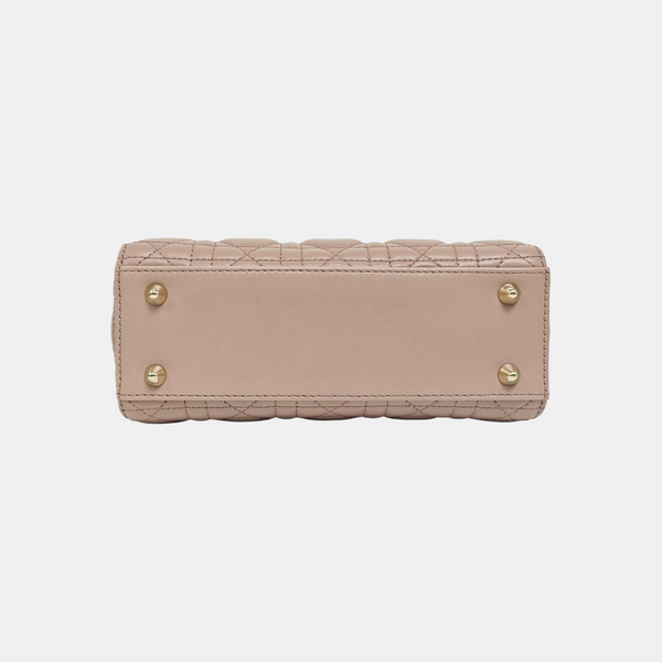 Lady Dior Small Cannage Lambskin Pink