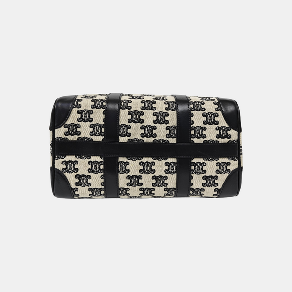 Fabric Shoulder Bag Small White