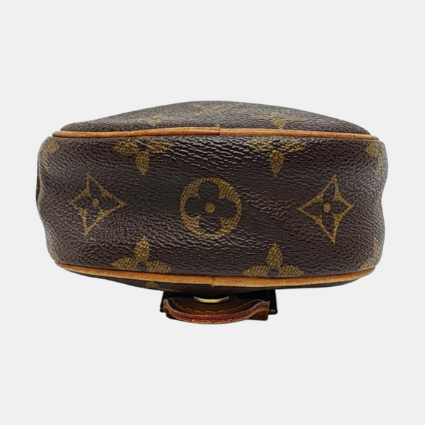 GANGE Monogram Coated Canvas Brown