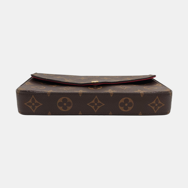 FÉLICIE Monogram Coated Canvas Brown