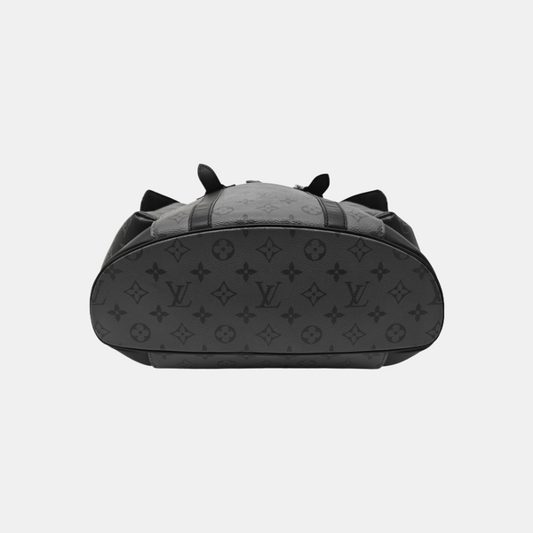 CHRISTOPHER Monogram Coated Canvas Gray