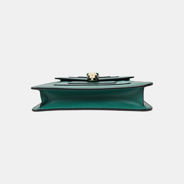 SERPENTI FOREVER Small Quilted Calfskin Green