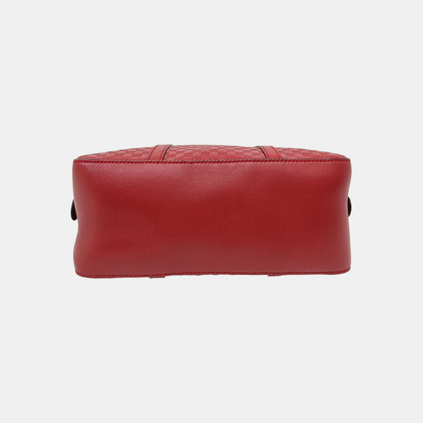 Microguccissima Monogram Calfskin Red